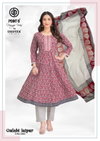 Gulabi Jaipur Vol 5 By Deeptex Cotton Printed Anarkali Kurtis Set Wholesale Online
